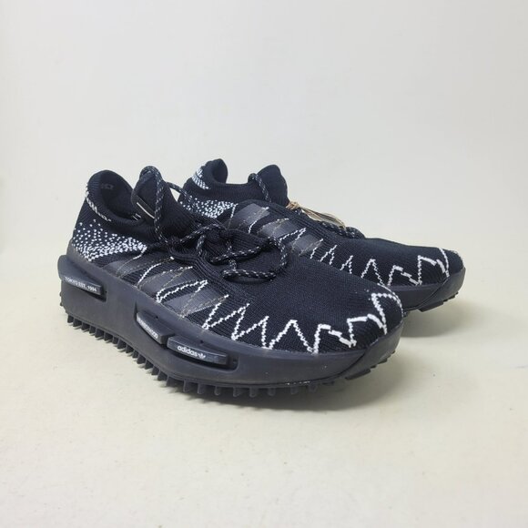 Adidas NMD S1 KNIT x Neighborhood Sneakers Men\'s 9 Black Bone White ID4854 main image 4